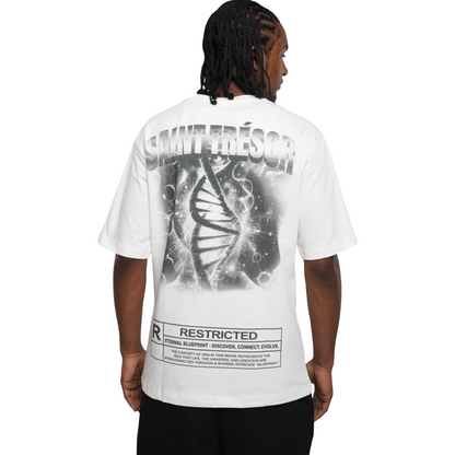 SAINT TRÉSOR- WHITE COSMIC CODE T-SHIRT