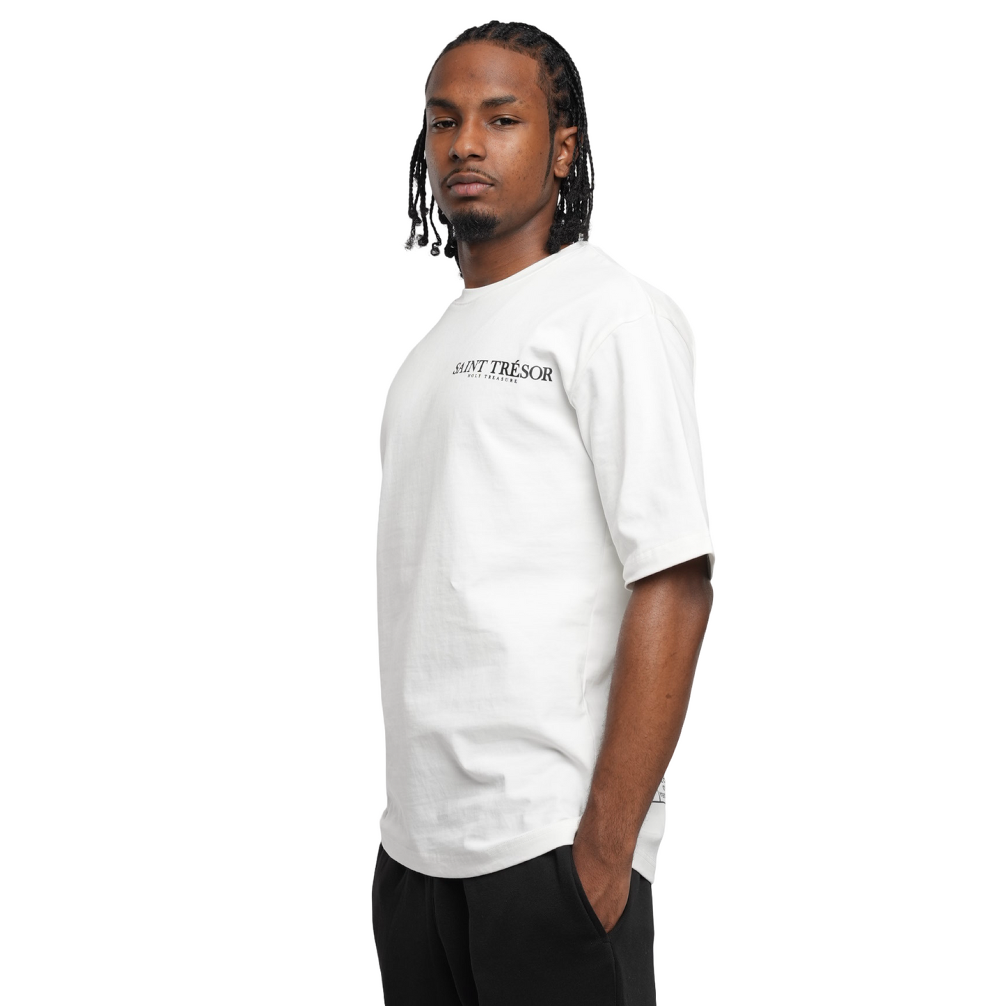 SAINT TRÉSOR- WHITE COSMIC CODE T-SHIRT