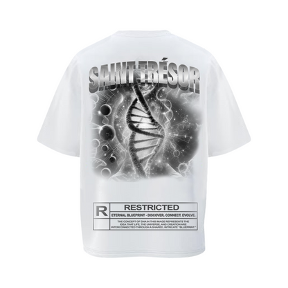 SAINT TRÉSOR- WHITE COSMIC CODE T-SHIRT
